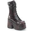 DemoniaCult - CAMEL250 Plateau Laarzen - Bordeaux rood Product image